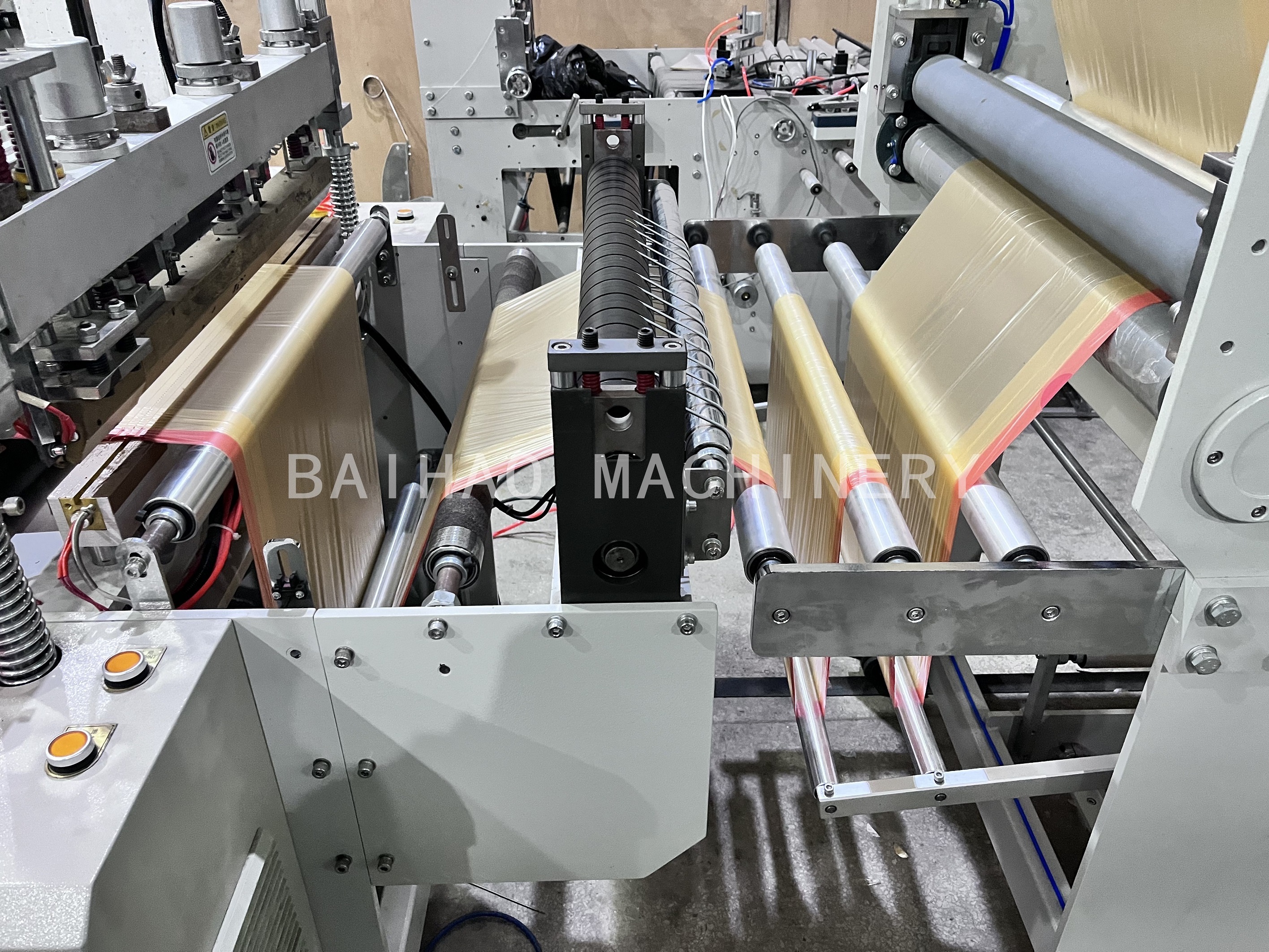 Plastic Trash Bag Poly Drawstring Garbage Bags production line machine