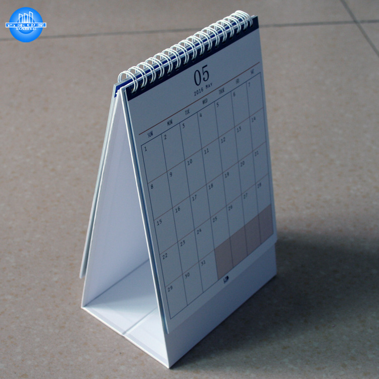 Cheap full color printing custom table desk calendar