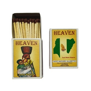 Heaven Brand Matches box High Quality Wooden Safety Matches Certified 100% Natural Wood Made For Lighting At Lowest Price