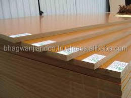 application MDF board wood Wooden Board MDF Coated Melamine/Melamine MDF Plywood Sheet from India