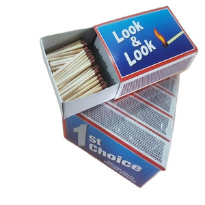 2024 New Wholesale Cheap Matchboxes Safety Custom Matches Boxes Luxury Matchsticks Packaging Box