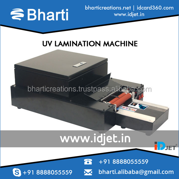 UV Lamination Machine for ID Card Smart PVC Cards Lamination