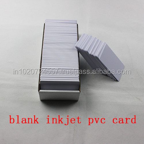 CR100 30mil Standard size blank pvc id card for inkjet printer