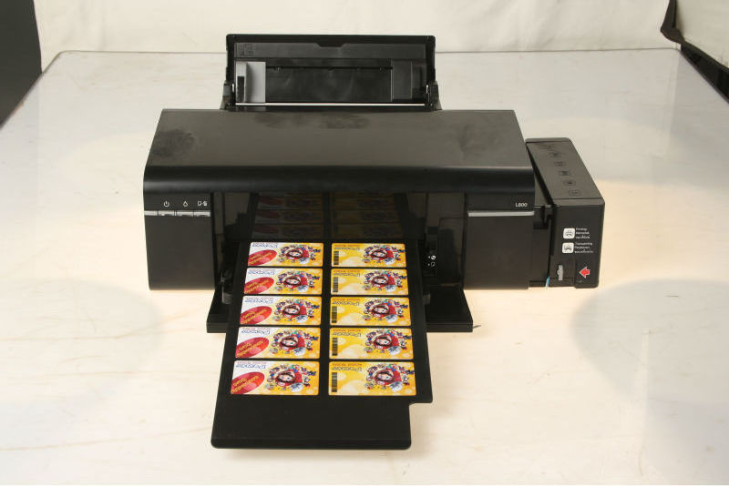 Low Printing Cost , INkJET PVC IDCard Printer for Plastic ID Card Printing Function Automatic