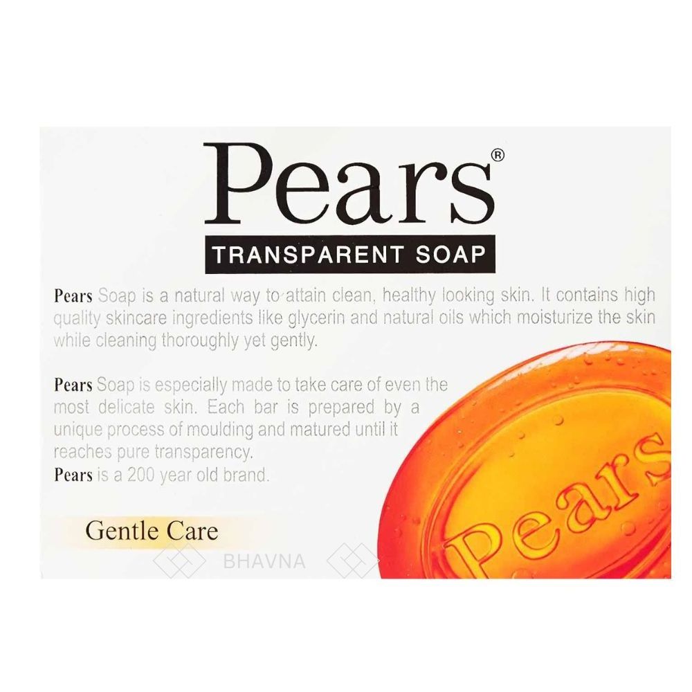 Best Seller Enriched With Pure Glycerin & Natural Oils Basic Cleaning Usage Soft Skin 125g Pears Orange Soap