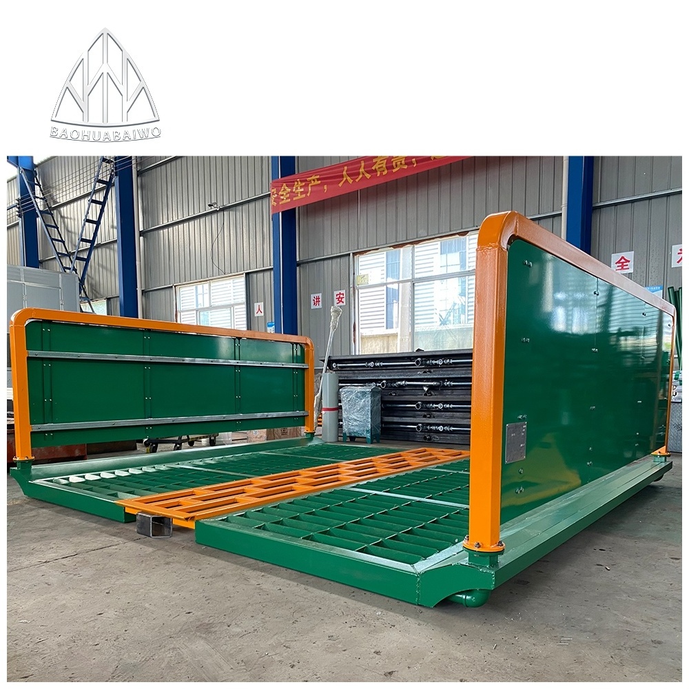 Site car washing machine platform project wheel mud washing truck automatic washing 100 tons of transport cleaning