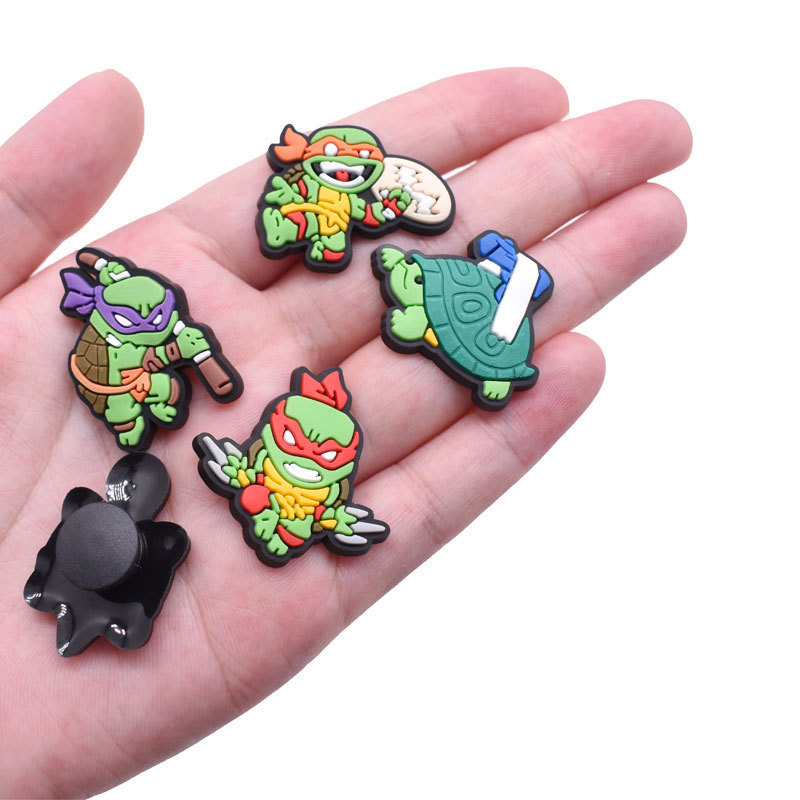 Wholesale Pvc Soft Rubber Anime Clog Croc Shoe Charms Buckles Accessories Decorations For Clog Croc Charms Supplier