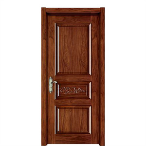 Traditional Mdf Solid Wood Doors Top Quality Melamine Door Interior Soundproof For House Doors