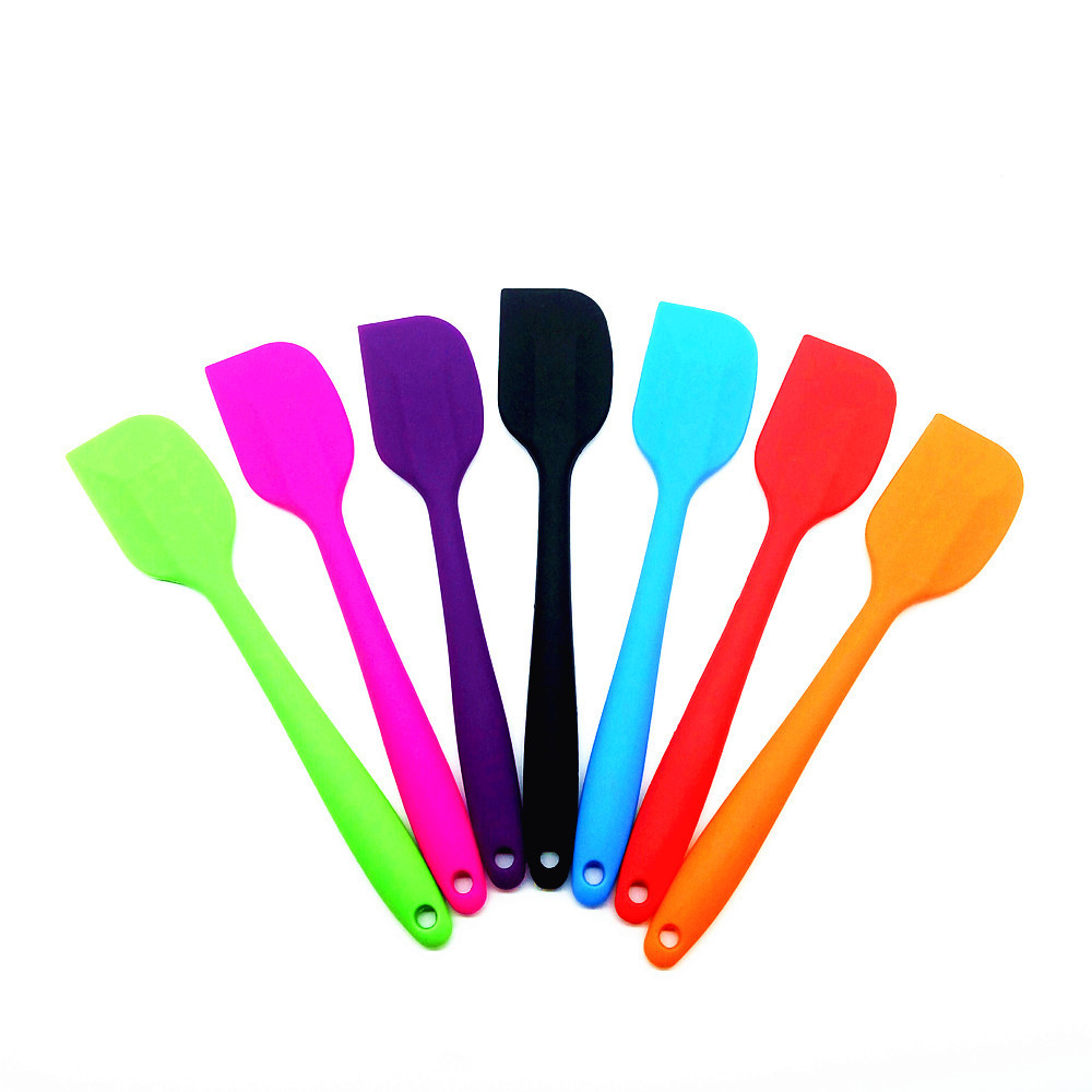 Benhaida Baking Utensils Large 22 and 28cm Stainless Steel Heat Resistant Spatulas for Cooking and Mixing Silicone Spatula