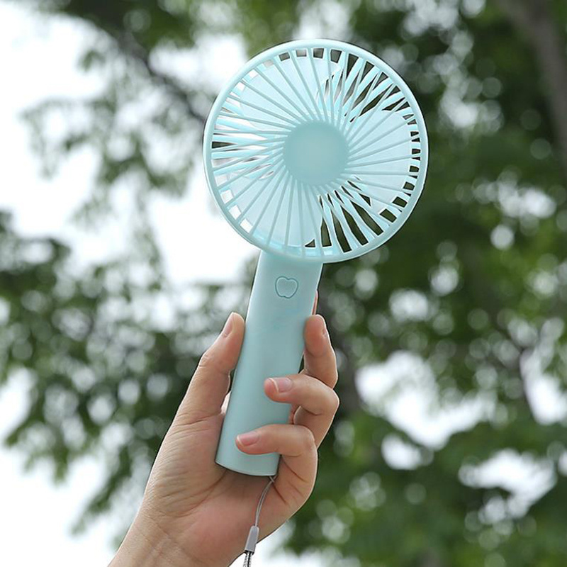 2024 USB Handheld Desktop Fan Mini Rechargeable Hand Held Fan Mini Portable Fan with Phone Holder Stand for Outdoor Camping