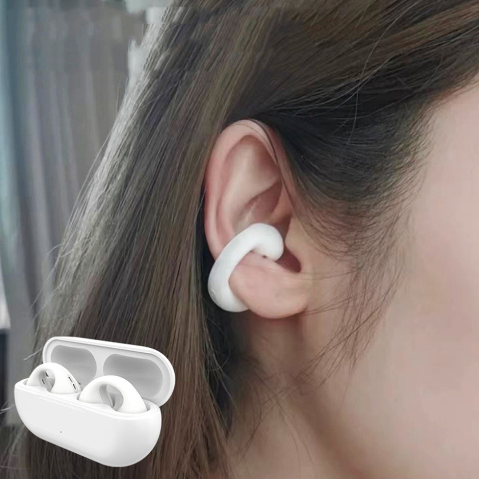 2023 New popular portable wireless headphones V5.3 bone conduction earbuds Run headsets with headsets and microphones