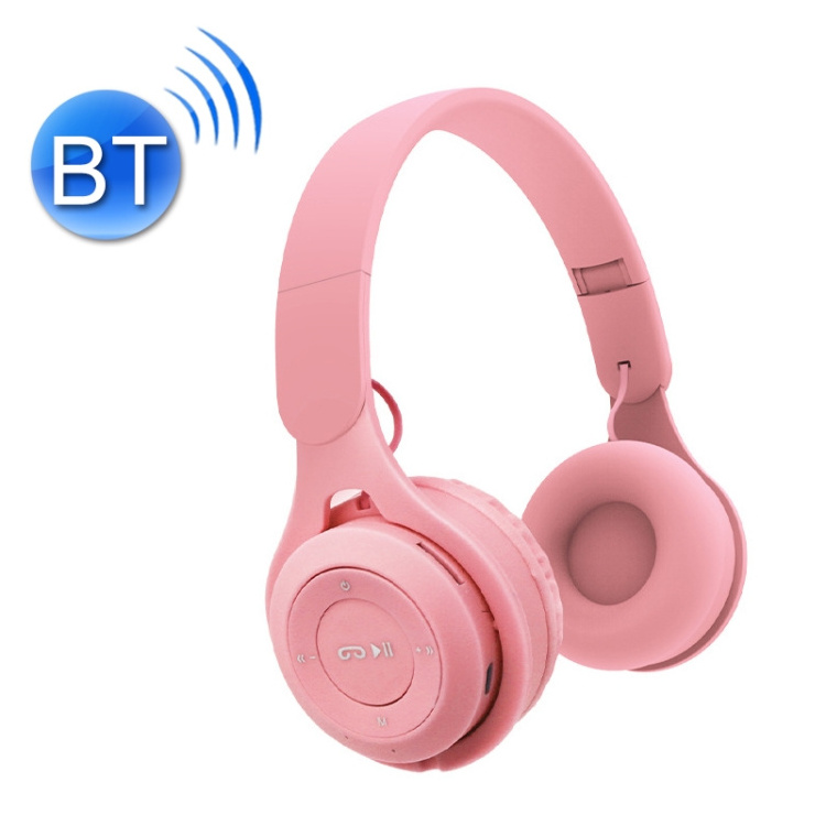 Macron color Bluetooth Headphones Over Ear Foldable Headsets Bass HiFi Sound Music Stereo Earphone