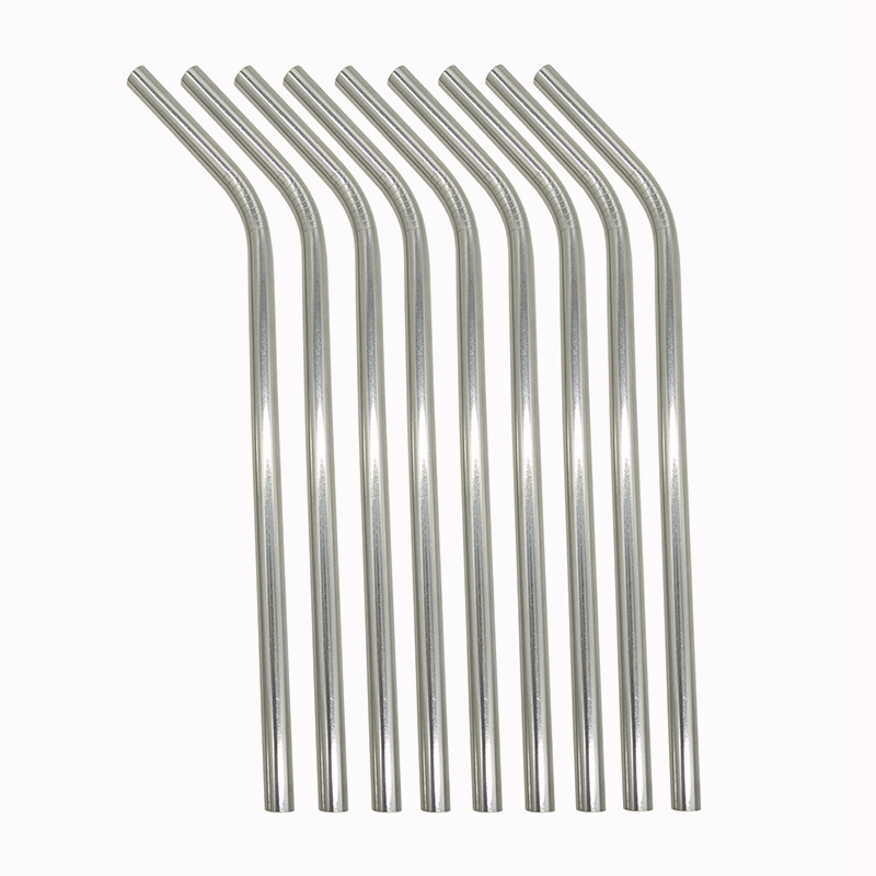 Stainless Steel Straw 8mm Reusable Metal Drinking Straws