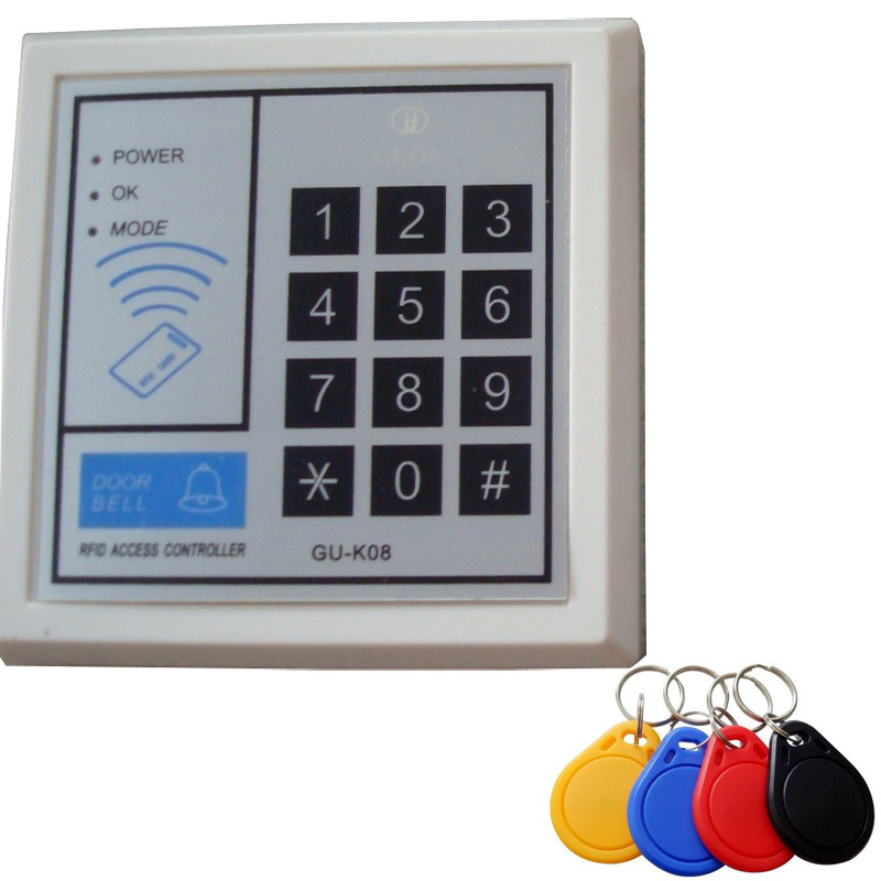 Wireless Numeric Keypad with RFID keys for Smart Door Control System