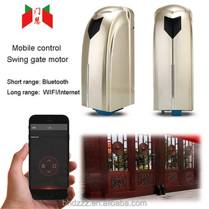 app control smart phone control automatic wheel swing gate opener