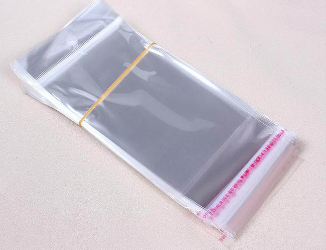 Opp Bopp Pvc Pp Pe double lines side sealing Plastic Self Adhesive Bag Making Machine