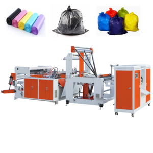 garbage bag converting equipment poly bag continuous roll machine perforated bag on roll making machine