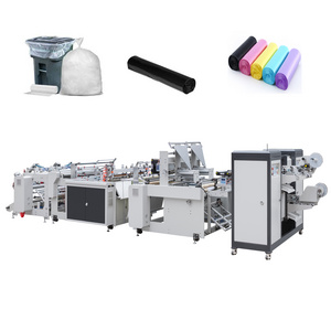 garbage bag and freezer bag production machine to make bag in scale s garbage plastic biodegradable rolls cutting