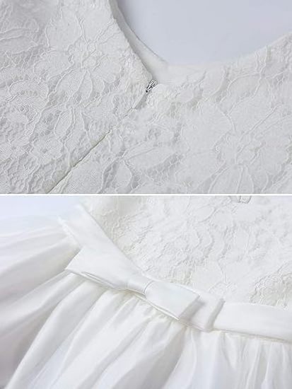 Formal Flower Christening Special Occasions Gown White Baby Girls Embroideries Baptism Dresses for Party