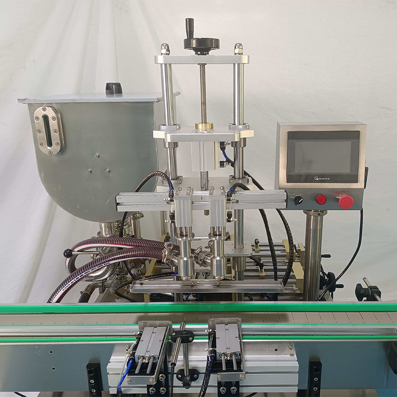 Automatic single head sauce filling machine piston linear filling for filling sauce granular materials