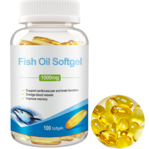 Private label omega 3 fish oil 1000mg  Cod Liver Oil Softgels capsule