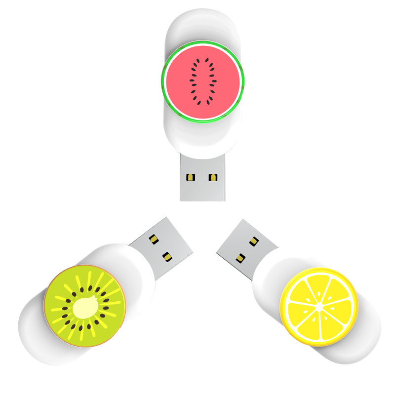 The Cartoon Plastic USB Disk Fruit Shape USB 2.0 3.0 Flash Drive U- Flash Disk 8gb 16gb 32gb 64gb 128gb Memory Stick