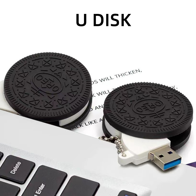 Custom Cookies USB Flash Drive 64 Gb Flash Memory Stick 128 Gb Waterproof Pen Drive 16GB Usb Disk on Key 4GB 8GB Pendrive 32gb