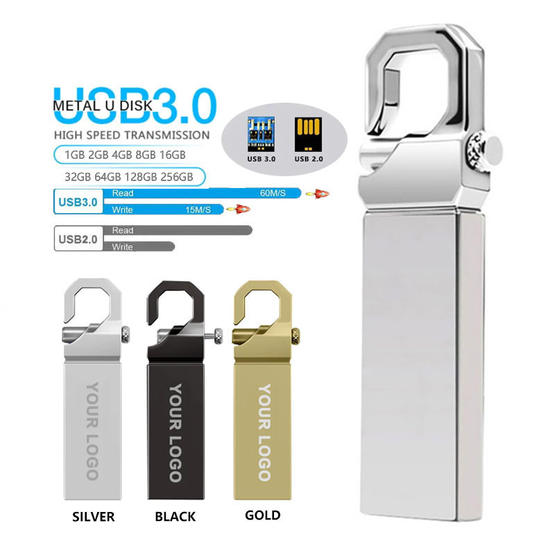 Best Gift Usb 3.0 Flash Drive 2Gb Metal Thumb Pendrive 16Gb 32Gb 64Gb 128Gb Memoria Usb Stick 2.0 Pen Drive Flash Disk Usb Disk