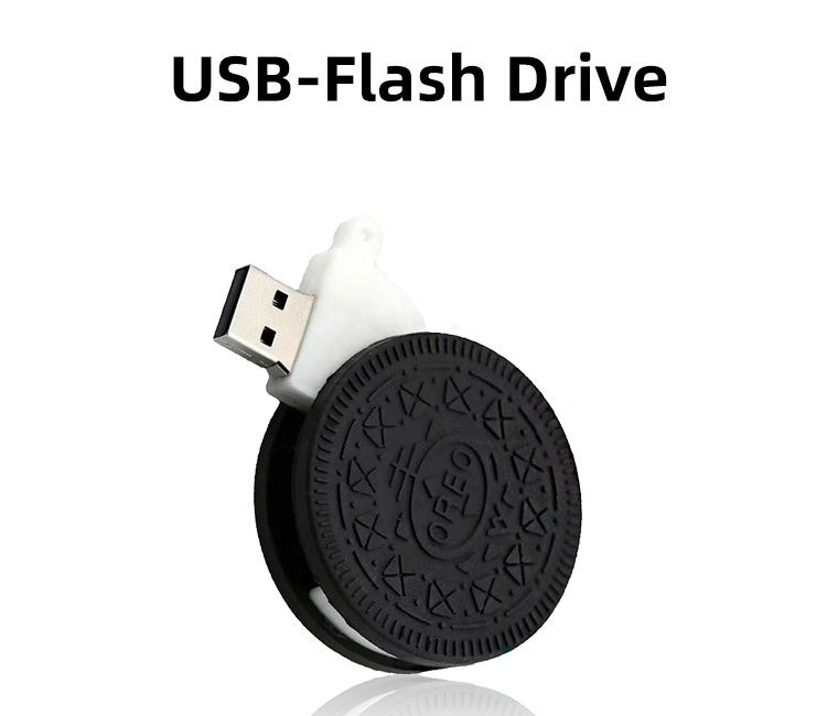 Custom Cookies USB Flash Drive 64 Gb Flash Memory Stick 128 Gb Waterproof Pen Drive 16GB Usb Disk on Key 4GB 8GB Pendrive 32gb