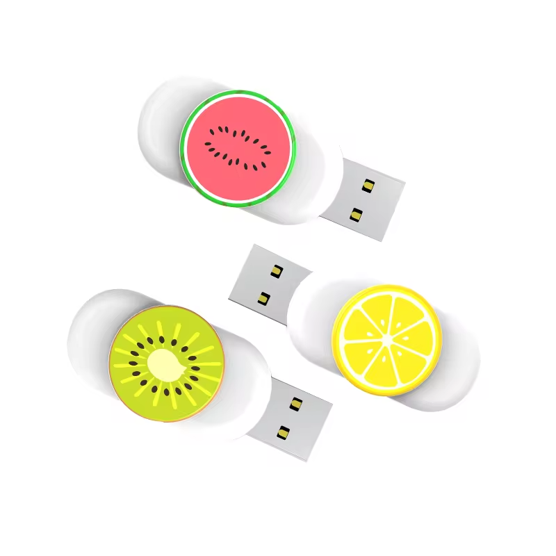 Private Model Usb 2.0 32gb 64gb 128gb Pendrive Watermelon Lemon Fruit Series Shape Plastic Usb Flash Memory Stick