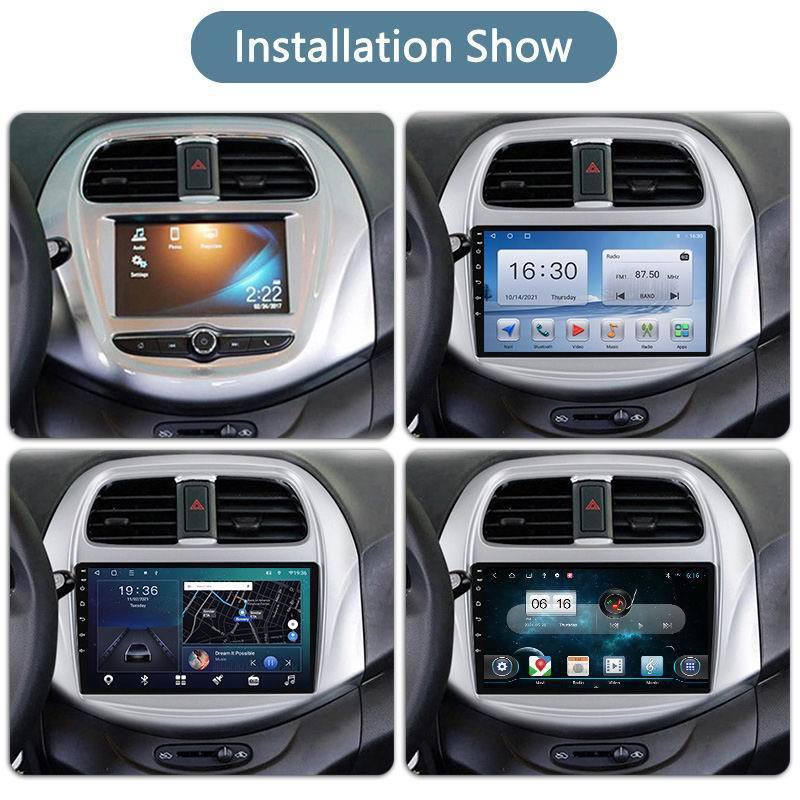 Car Video for Chevrolet Spark Beat 2018 2019 2020 multimedia player gps navigation carplay wifi android 13 2din car radio