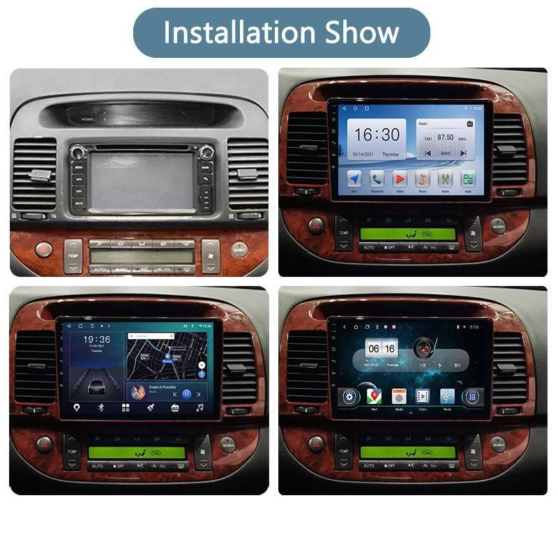 Car dvd player For Toyota Camry 2002 2003 2004 2005 2006 with Android  Auto radio WIFI BT AM FM Head Unit