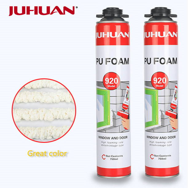 Wholesale Large Insulation Polyurethane Foam Spray Mounting Of Window And Door Frames PU Foam