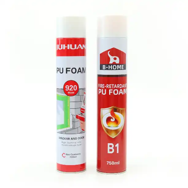 Wholesale Closed Cell 500ml 750ml Pu Mounting Foam Insulating Adhesive Glue Spray Foam For Gap Filling