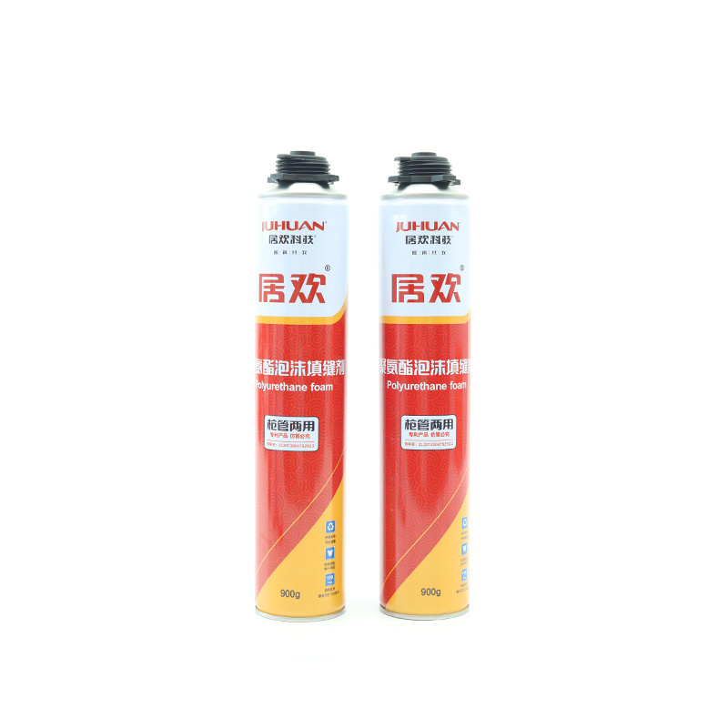 JUHUAN Competitive Price Rigid Expansion Urethan Spray Foam For Caulking And Mounting