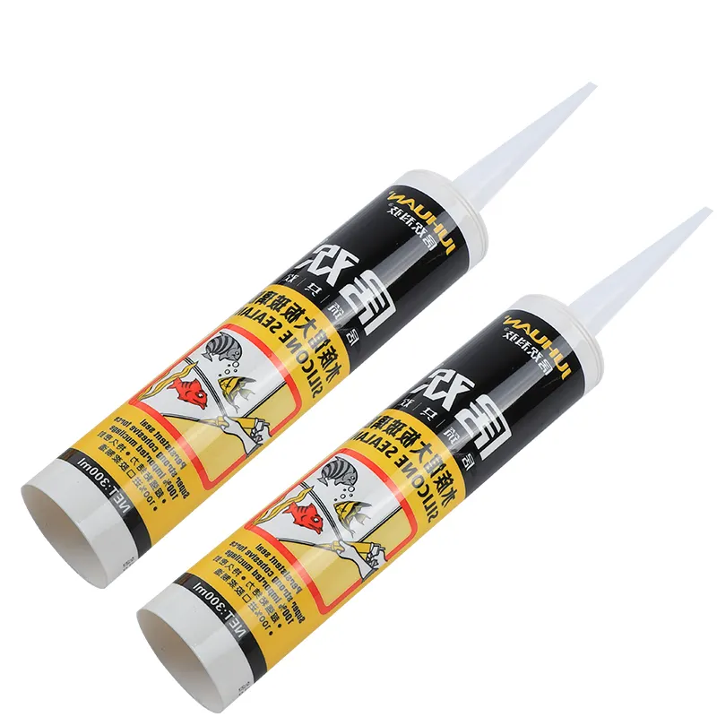 JUHUAN RTV Curing Clear Glass And Metal Silicon Sealant For Exterior Window Caulking