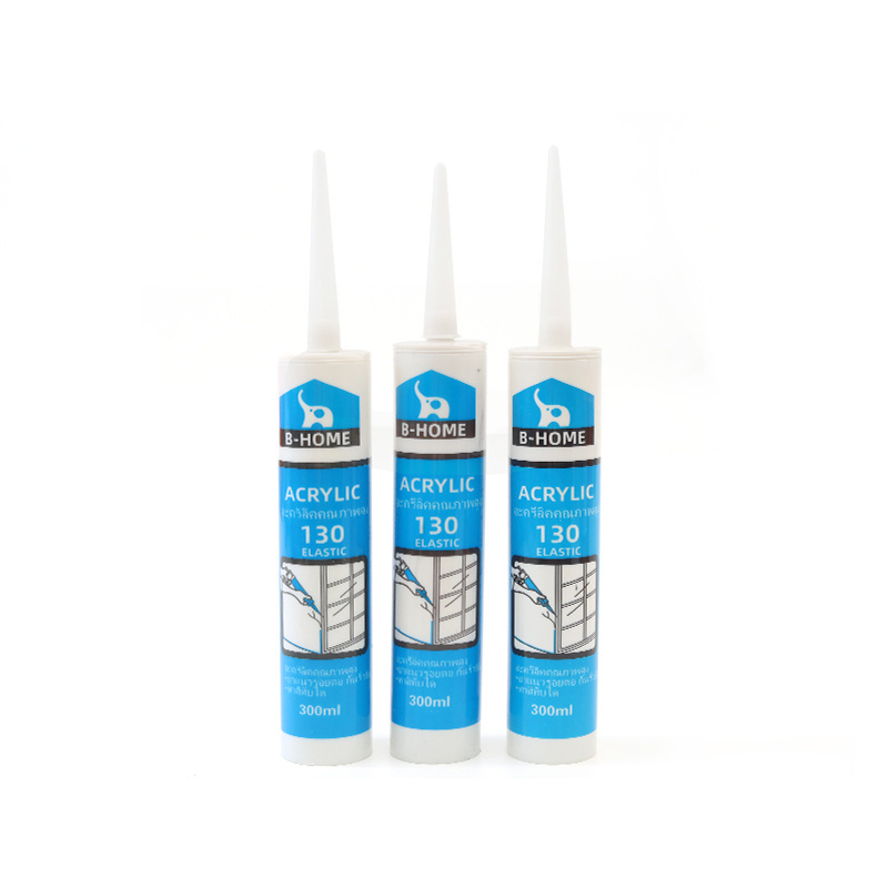 White Caulking Sealant Gap Filler Weatherproof Acrylic Silicone Sealant Adhesives