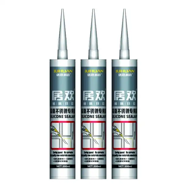 JUHUAN RTV Neutral Waterproof Silicone Sealant For Windows Doors Insulation Sealing