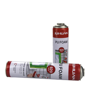 Empty Refillable Aluminum Aerosol Spray Bottle Tin Cans For PU Foam