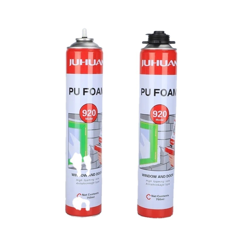 China JUHUAN Fireproof PU foam  Polyurethaanschuim Line Barrel Pu Injection Spray Liquid Hard Flexible Polyurethane Foam