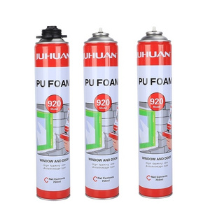 JUHUAN Multi-Use All Season  Fast Drying  Professional  One-component Polyurethane Spray Foam for Gap Filling and Adhesives