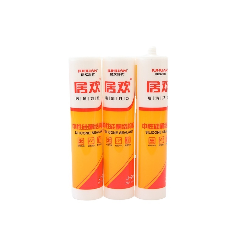 JUHUAN brand  High Temp Resistance Acetic Silicone Sealant custom brand acetic silicone neutral silicone sealant