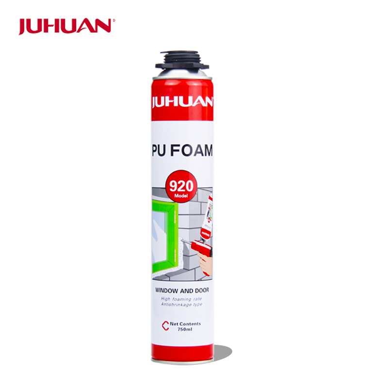 JUHUAN Multi-Use All Season  Fast Drying  Professional  One-component Polyurethane Spray Foam for Gap Filling and Adhesives