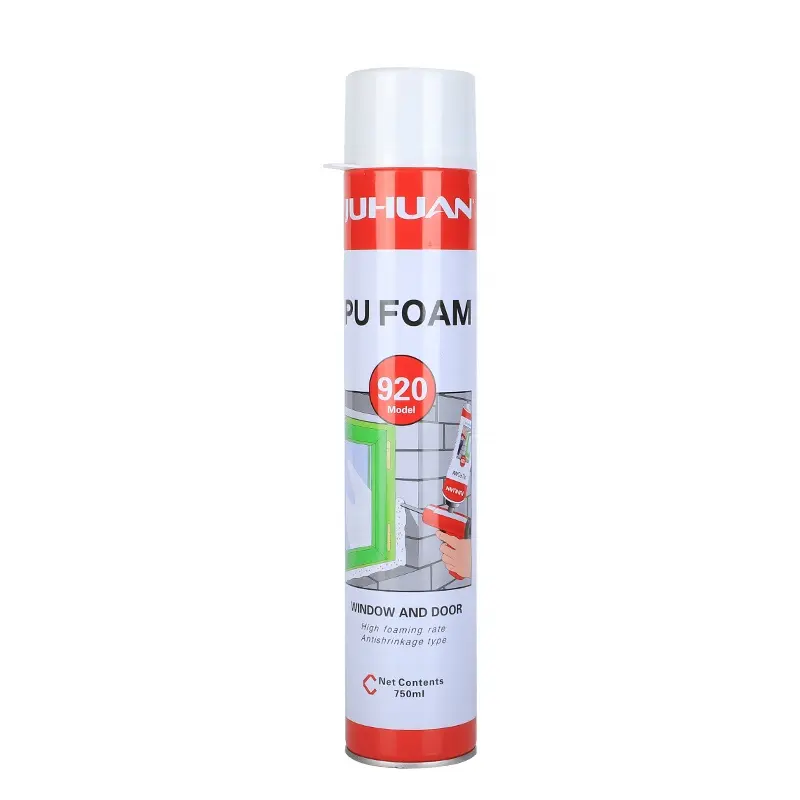 Summer Winter Type Acoustic Heat Insulation Pu Foam Spray 750ml Closed Cell