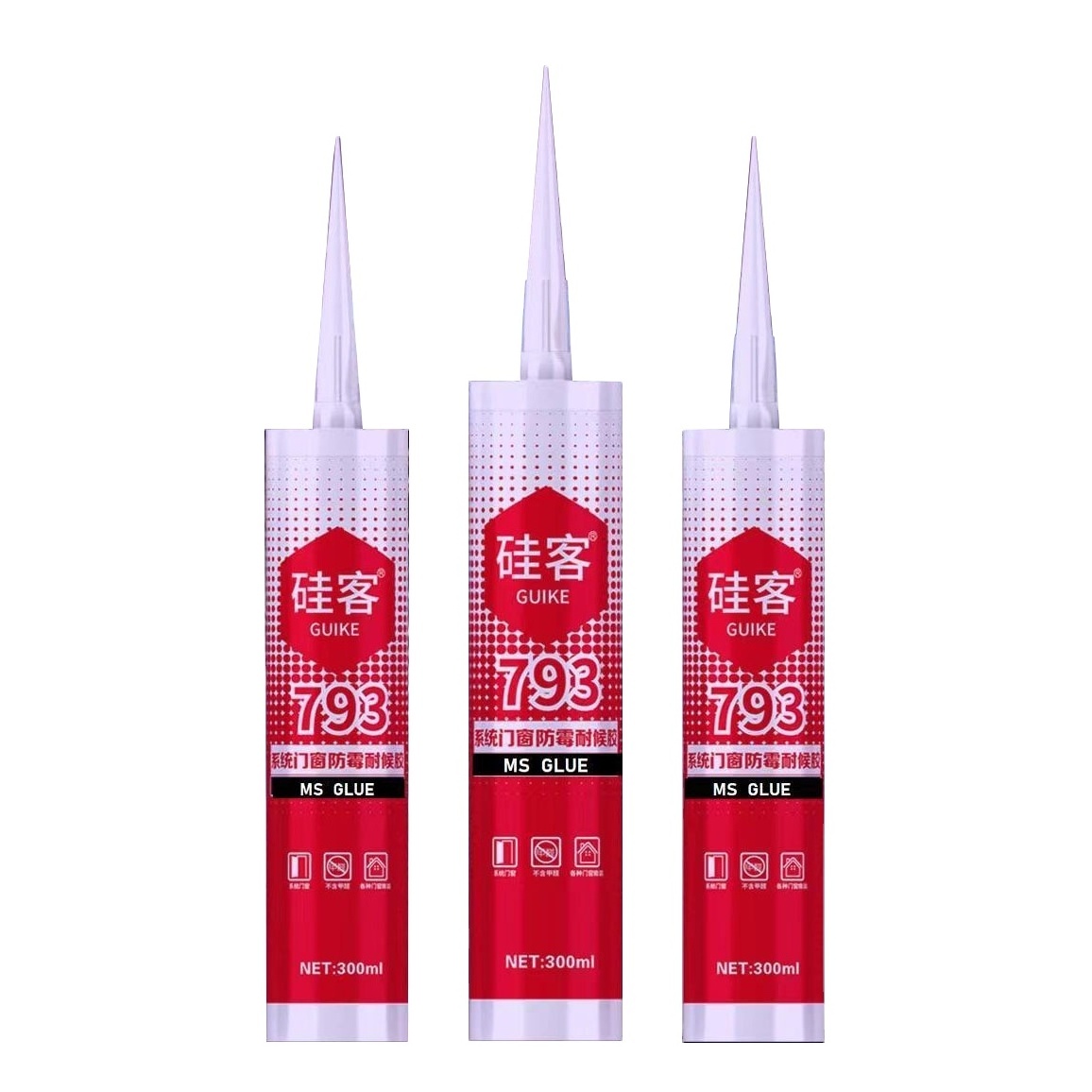 JUHUAN brand  High Temp Resistance Acetic Silicone Sealant custom brand acetic silicone neutral silicone sealant