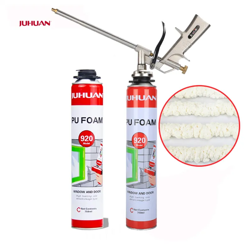 High Quality Mounting Foam 750ml Close Cell Expanding PU Spray Foam Insulation