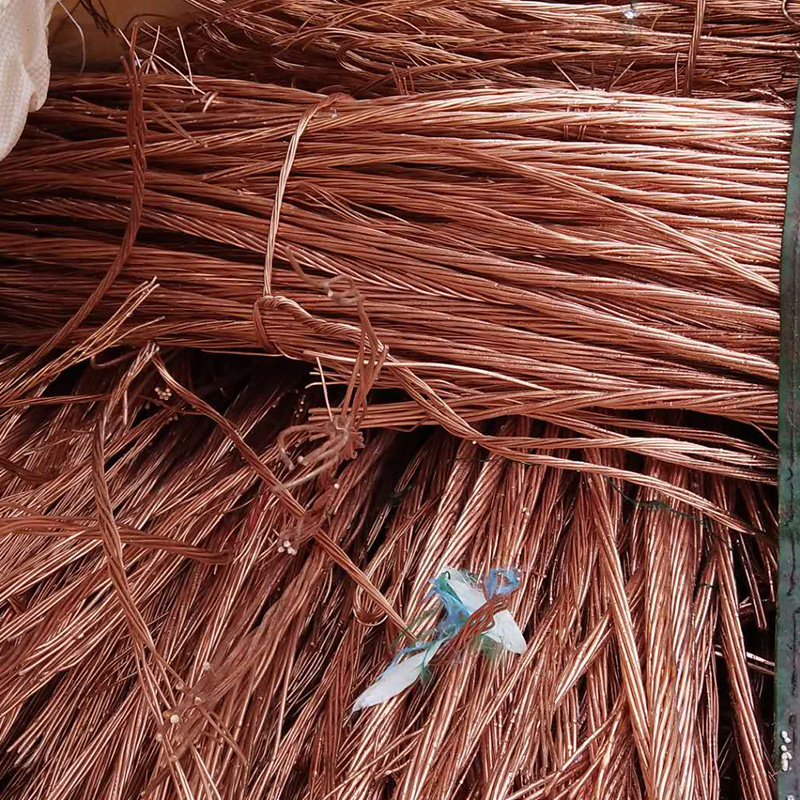 Scrap copper wire and copper are returned to Chinese factories with 99.99% high purity