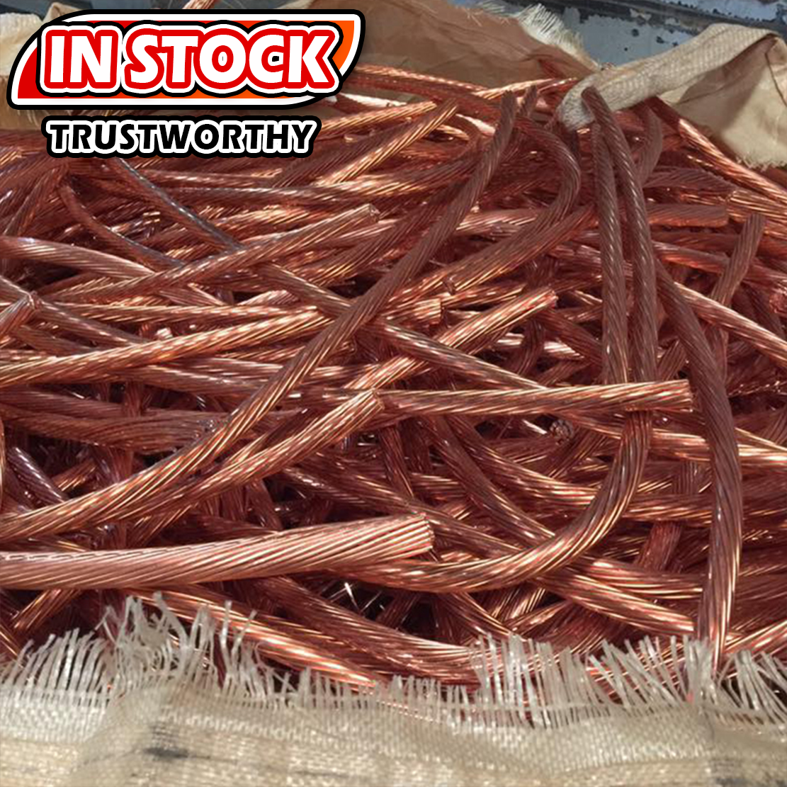 Wholesale Warehouse Price Exporter Quality Copper Metal Pure Copper Wire Scrap Copper Cable Scrap 99.99% Grade NO.1