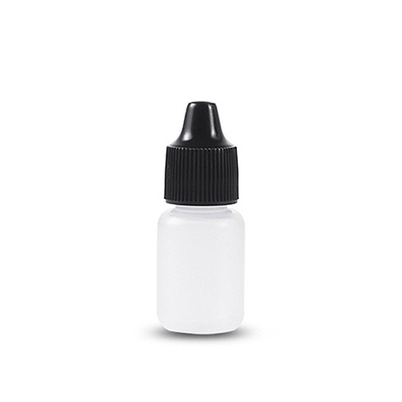 Squeezable 5ml 10ml 15ml 20ml 30ml Empty Dropper PE Plastic Bottle with plastic tamper evident cap