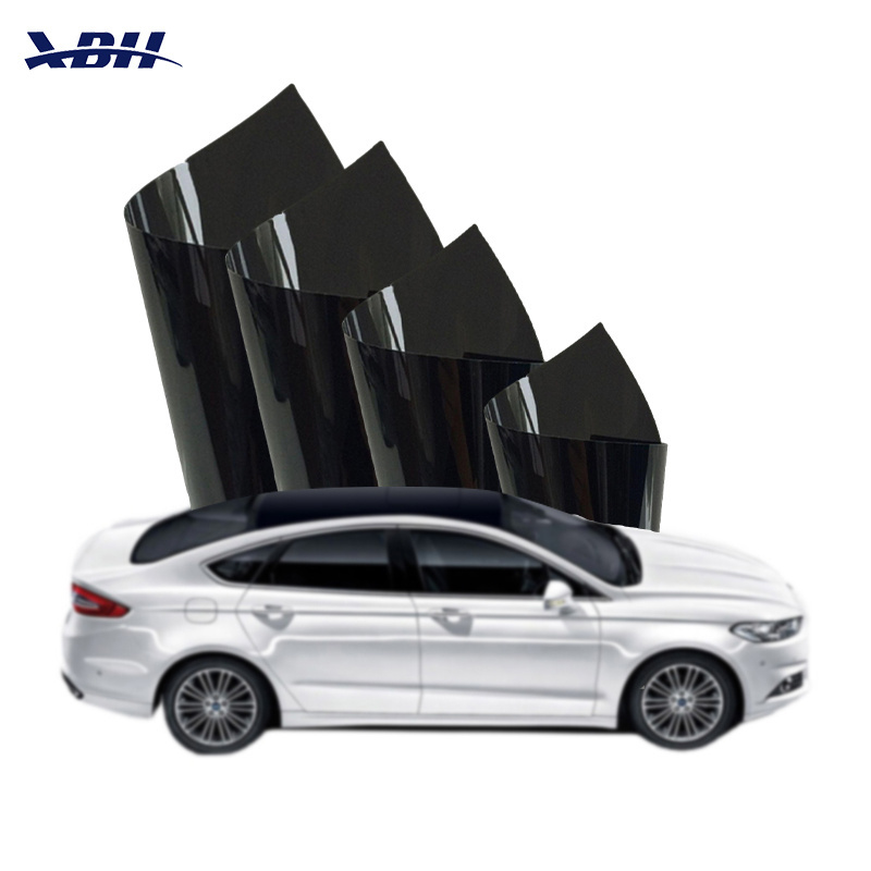 Waterproof Black Car Sticker PVC Glossy Roof Ceiling Decal Simulation Panoramic Sunroof Protection Film Sheet for Car Decor